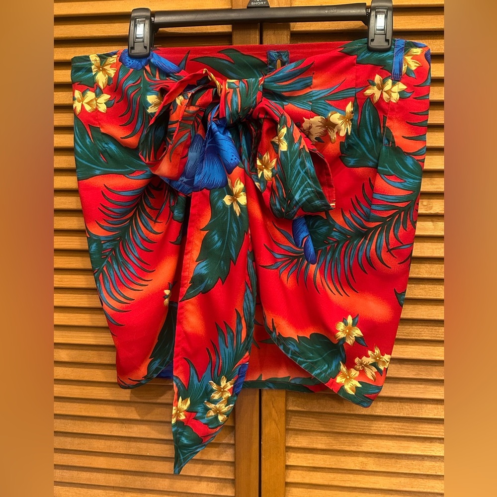 Caribbean Sarong Cover Up Wrap Skirt